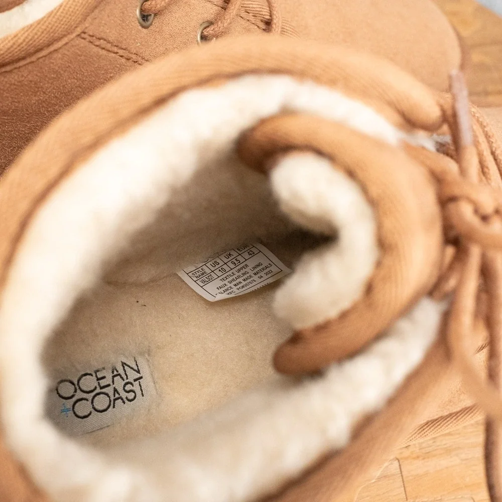 Ocean +‎ Coast Men's Valsot Tan Bootie Slippers Brown Size 10 M
